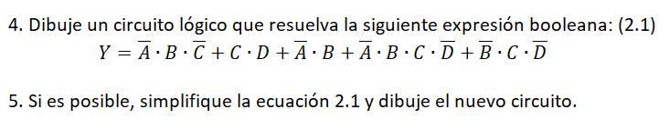 \[ Y=\bar{A} \cdot B \cdot \bar{C}+C \cdot D+\bar{A} \cdot B+\bar{A} \cdot B \cdot C \cdot \bar{D}+\bar{B} \cdot C \cdot \bar