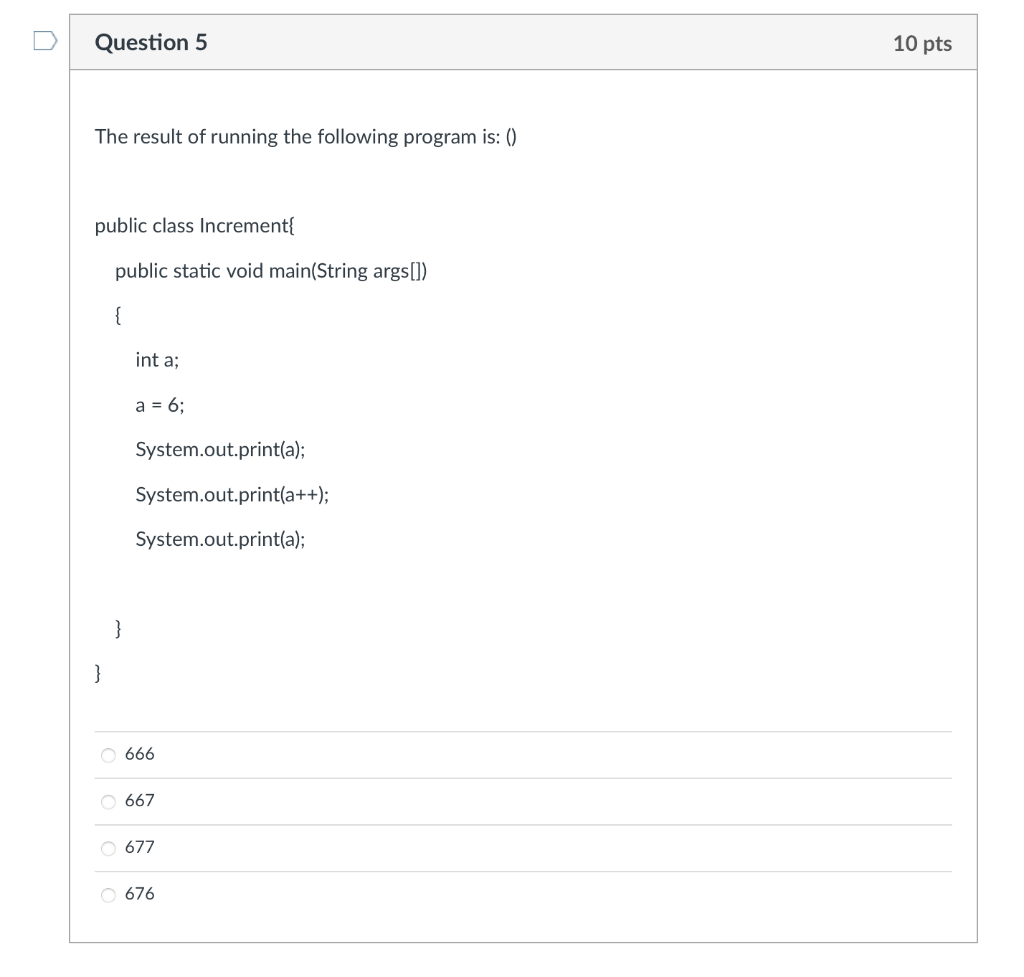 Solved Which of the following javadoc comments is correct () | Chegg.com