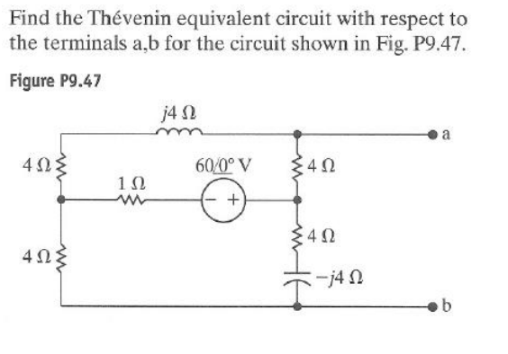 Solved Find The Thevenin Equivalent Circuit With Respect To