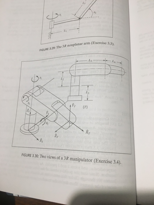 Solved the arm with 3 degrees of freedom shown in FIg | Chegg.com
