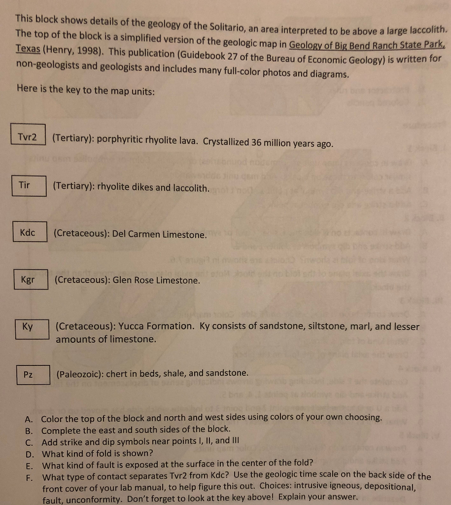 What Is A Structure Map In Geology