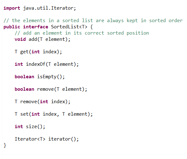 java list string sorted