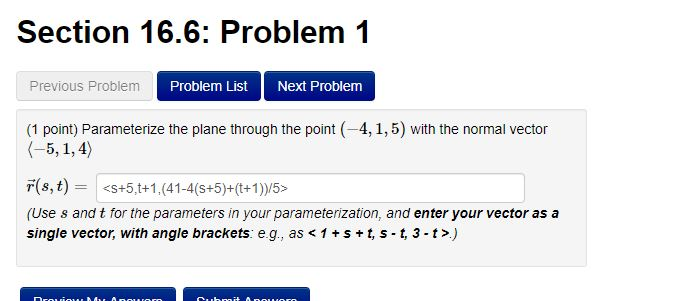 Solved Section 16.6: Problem 1 Previous Problem Problem List | Chegg.com