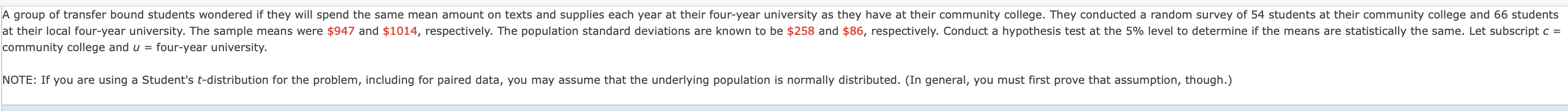 mmunity college and \( u= \) four-year university.