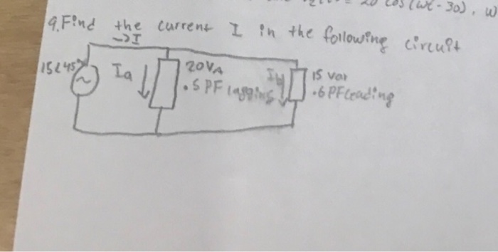 Solved Find the current I in the following circuit | Chegg.com