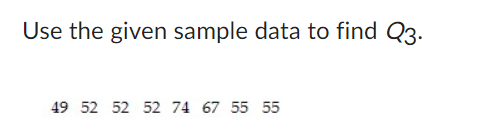 Solved Use the given sample data to find | Chegg.com