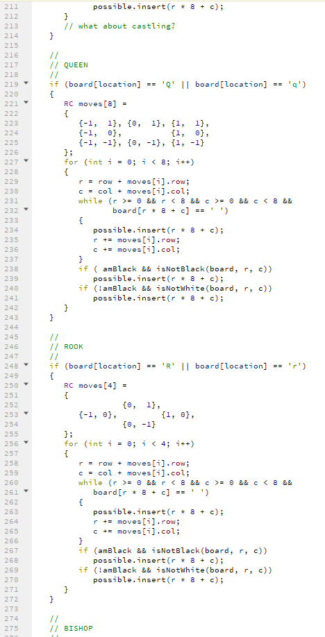 Solved This is a Chess program in C++. I need to figure out | Chegg.com