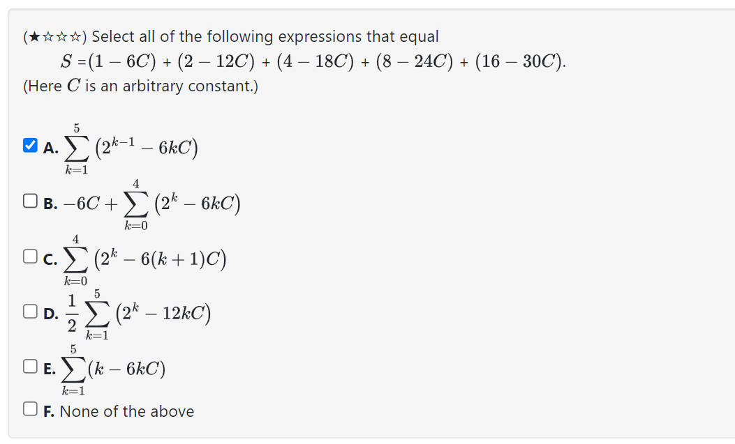 Solved ( *** 放放识) Select all of the following expressions | Chegg.com