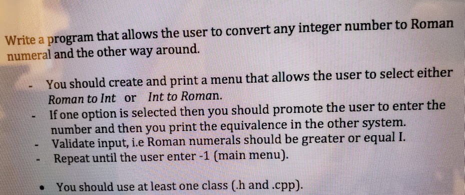 Solved Write a program that allows the user to convert any | Chegg.com