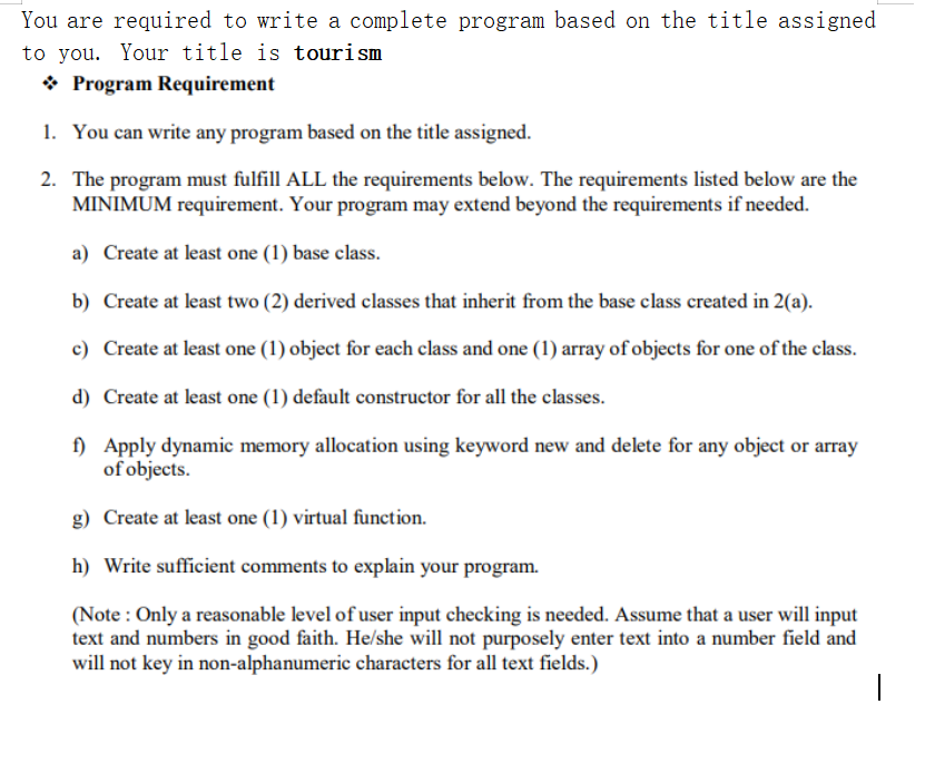 Solved You are required to write a complete program based on | Chegg.com
