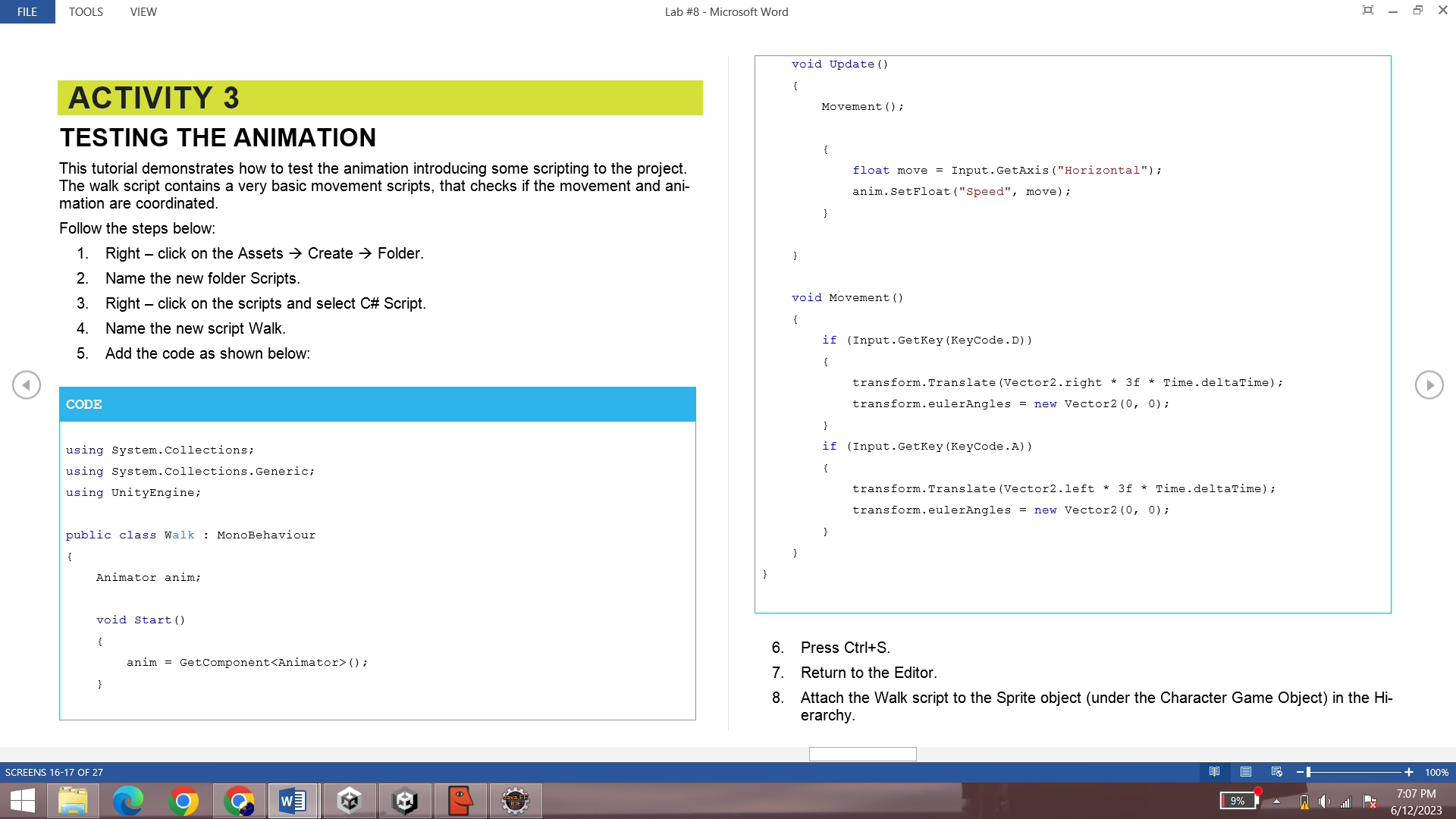 Solved Part 1: Create and test a simple program. Right-click