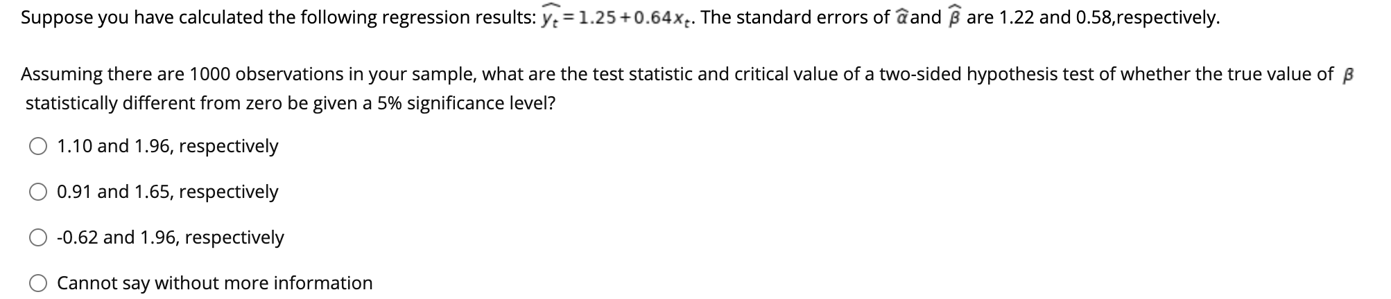 solved-suppose-you-have-calculated-the-following-regression-chegg