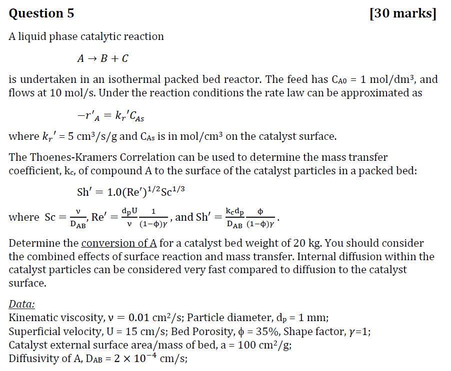 Solved Chemical Engineering Problem! (Chemical | Chegg.com