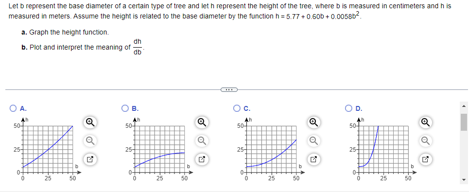 Solved Let b represent the base diameter of a certain type | Chegg.com