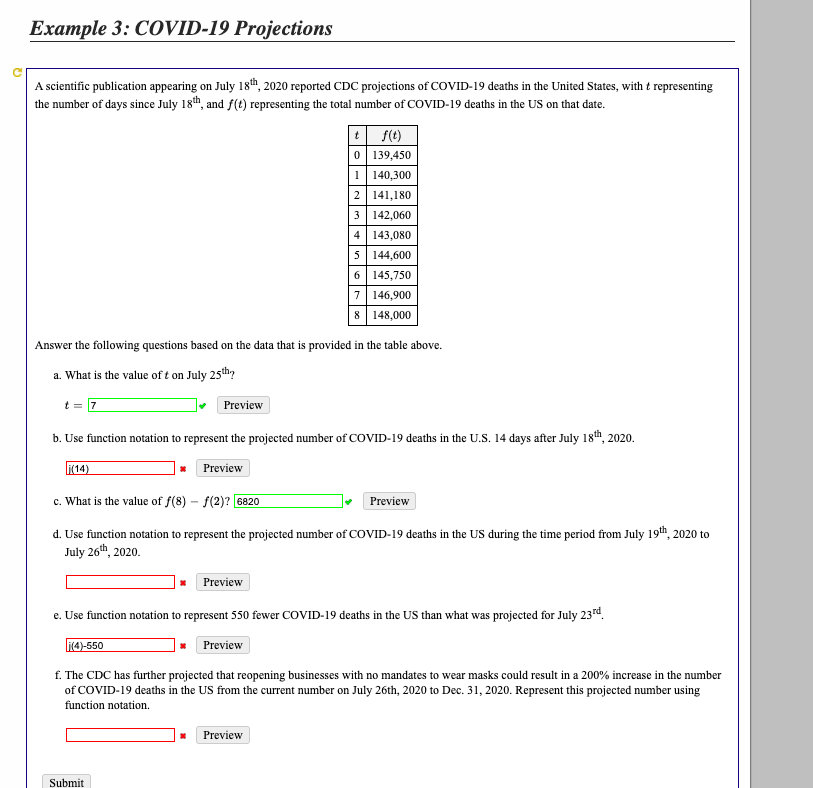 Solved Example 3 COVID19 Projections A scientific