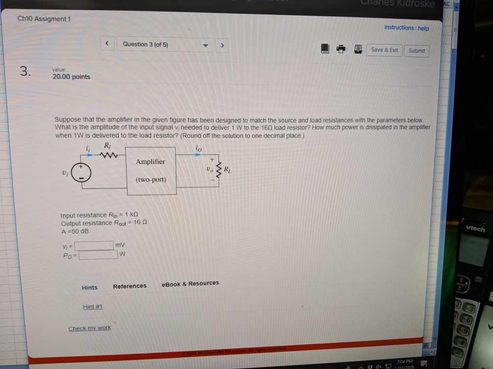 Solved Ch10 Assigment 1 instructions I help Question 3 (of | Chegg.com