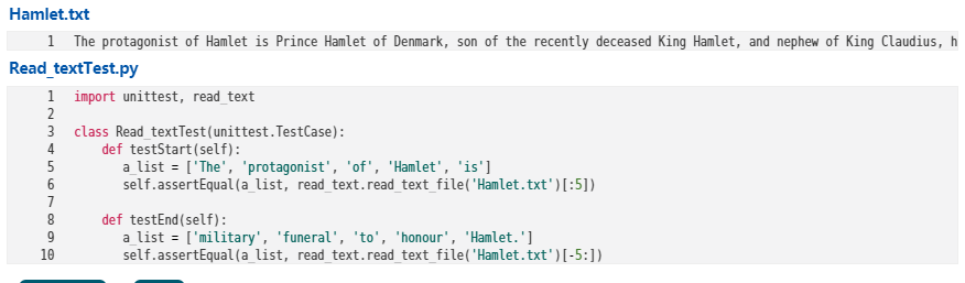 Solved Write a python function named read_text_file to read | Chegg.com