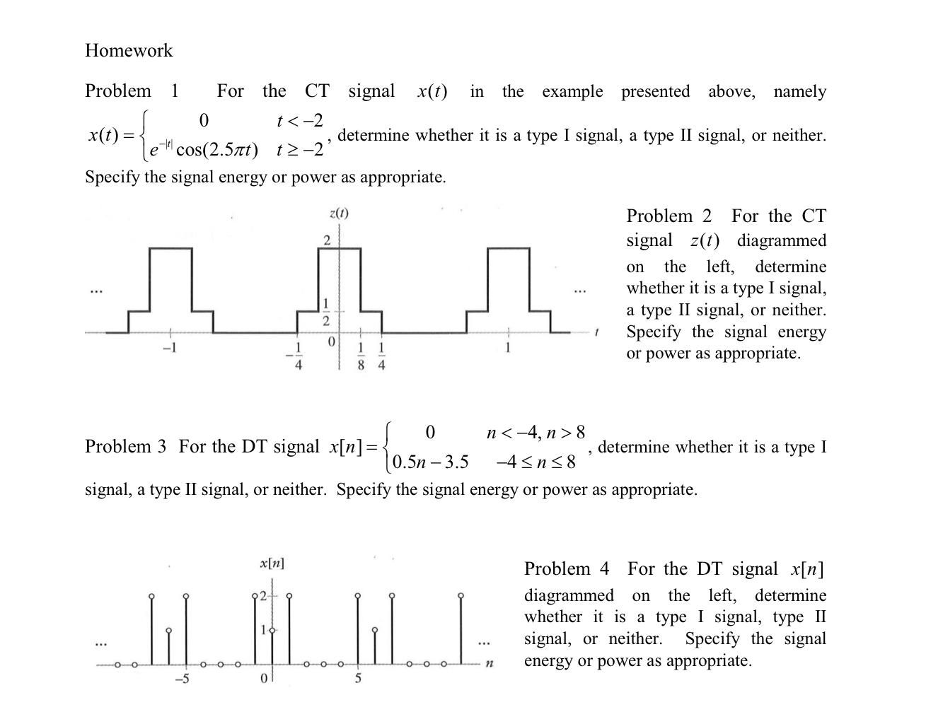 Solved Problems 2 and 4 (I completed #1 and I think I can do | Chegg.com