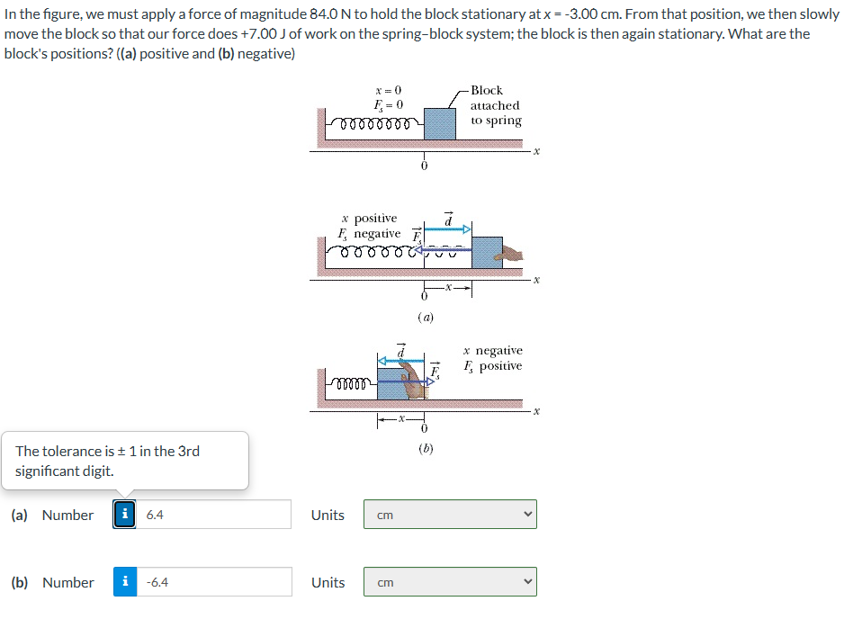 Solved In the figure, we must apply a force of magnitude | Chegg.com