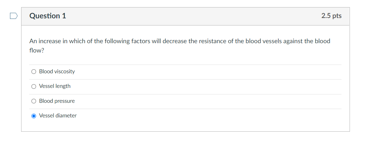 Solved An increase in which of the following factors will | Chegg.com