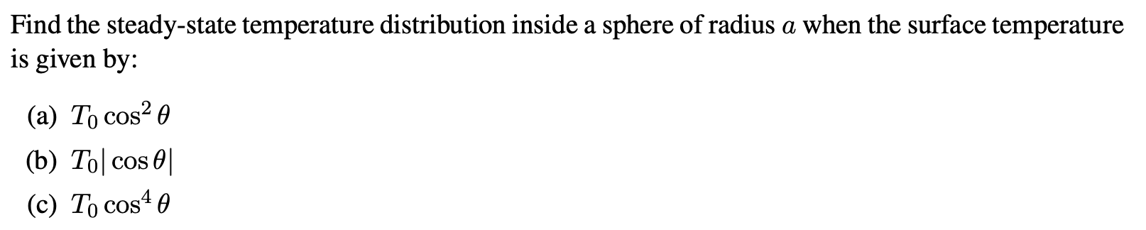 Solved Find the steady-state temperature distribution inside | Chegg.com