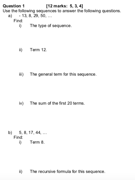 5. * In the following sequence of problems, we will