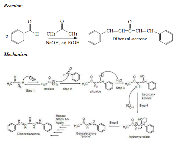 Solved In this experiment, dibenzalacetone was | Chegg.com