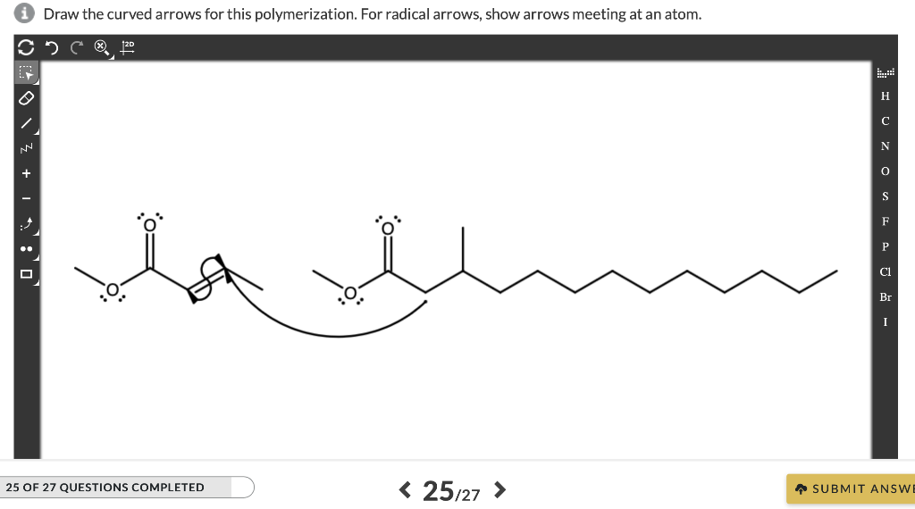 Solved 25 Question (2 points) See page 1309 Draw the missing | Chegg.com