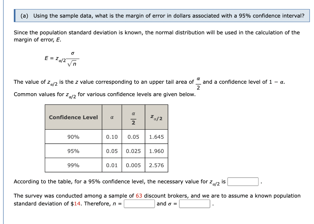 confidence interval formula normal distribution