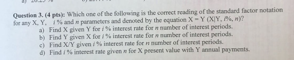 Solved Question 3. (4 pts): Which one of the following is | Chegg.com