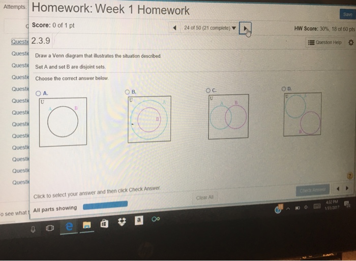 Solved Draw A Venn Diagram That Illustrates The Situation | Chegg.com