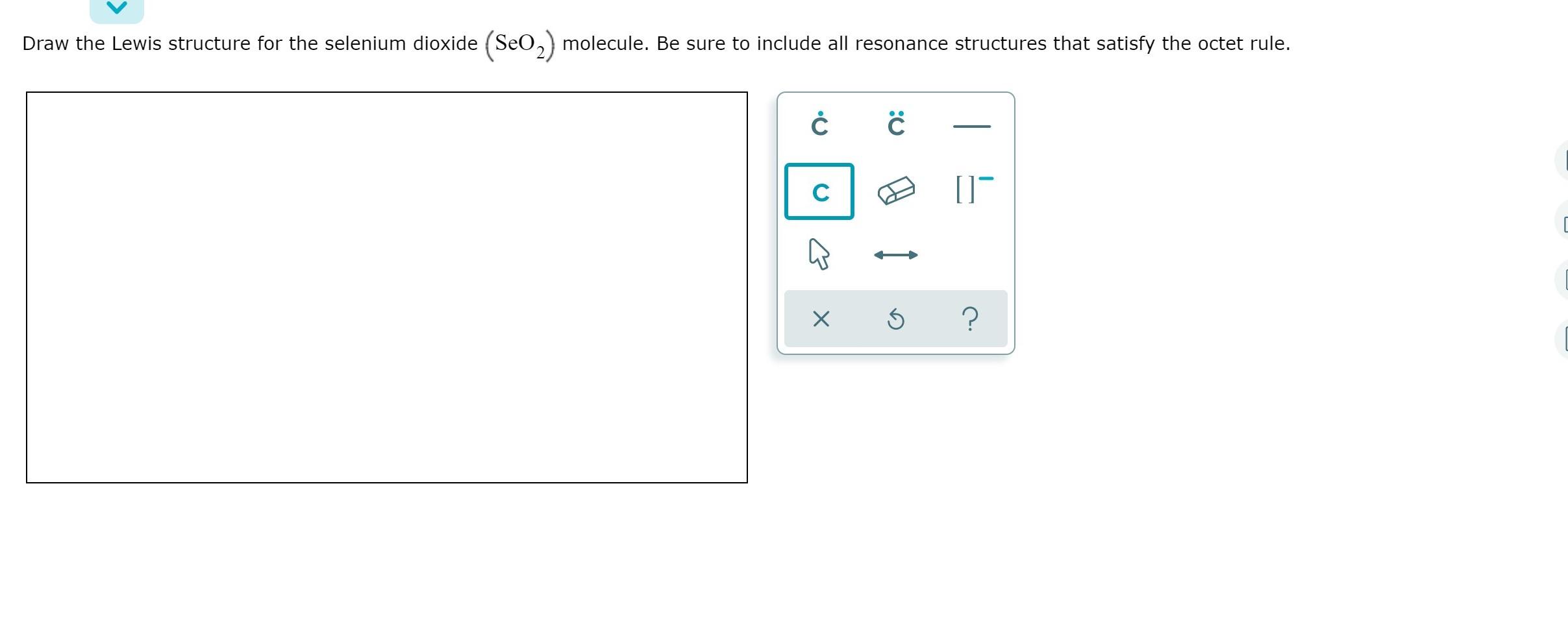 Solved Draw the Lewis structure for the selenium dioxide