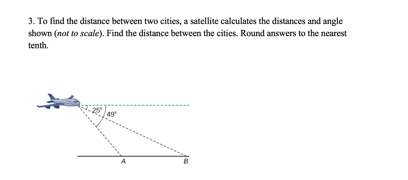 3. To find the distance between two cities, a | Chegg.com