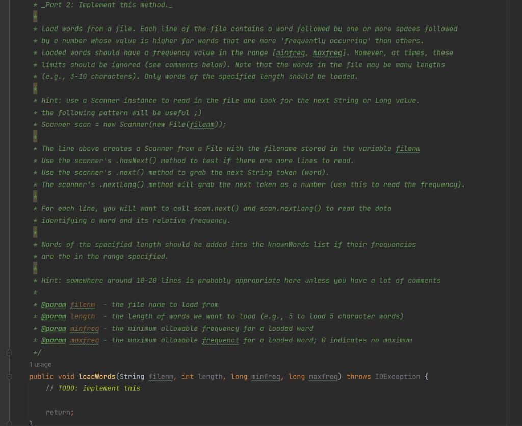 Solved Please design code for this assignment in Java. They | Chegg.com