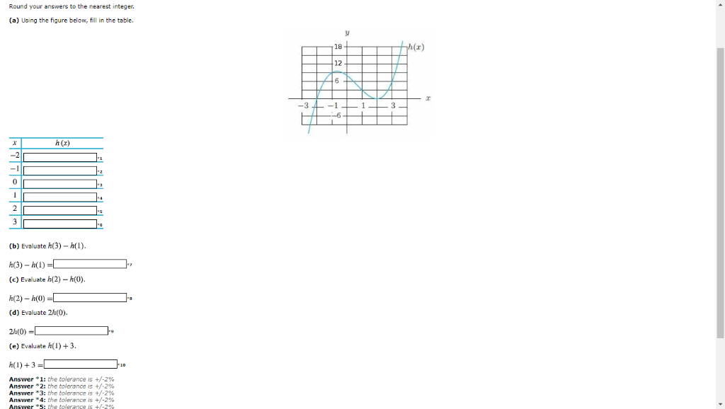Solved Round your answers to the nearest integer. (a) Using | Chegg.com