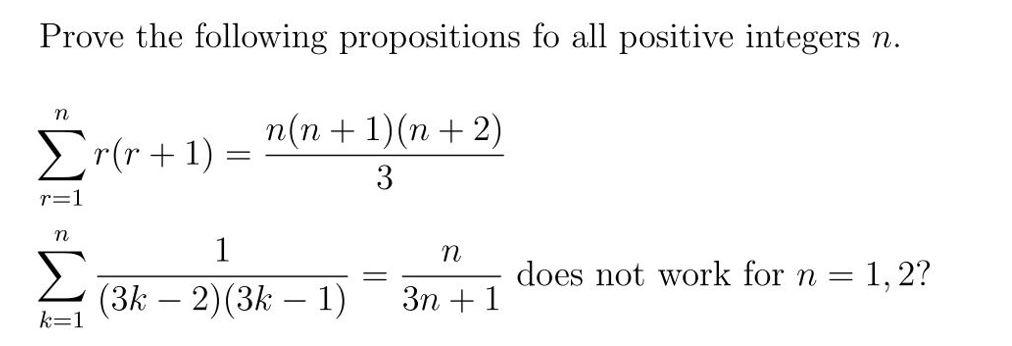 Solved Prove The Following Propositions Fo All Positive | Chegg.com