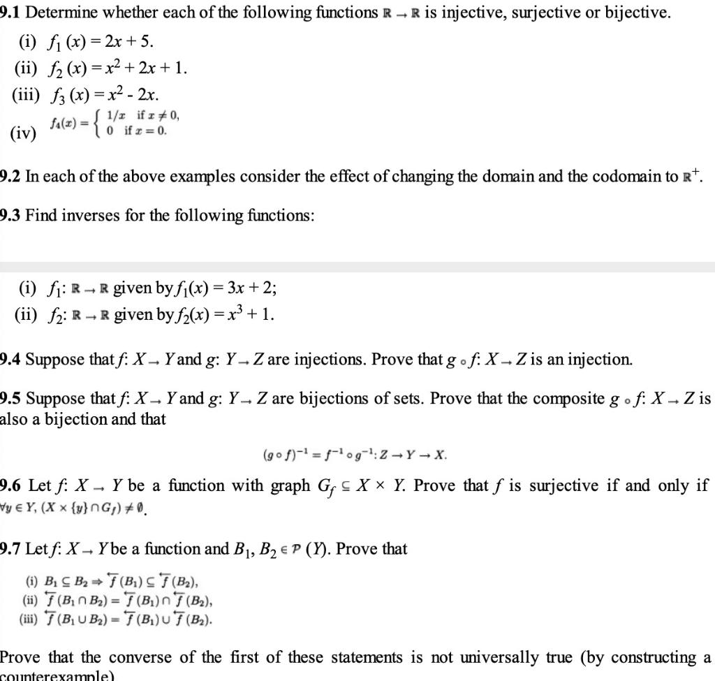 Solved 9 7 Letf X Ybe A Function And B1 B2 P Y Pro Chegg Com