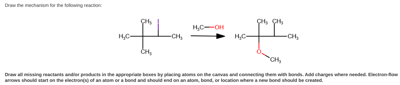 Draw the mechanism for the following reaction: | Chegg.com