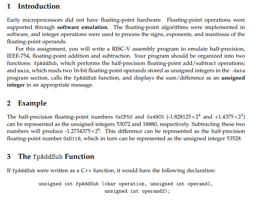 Required: Full RISC-V Assembly Program to | Chegg.com