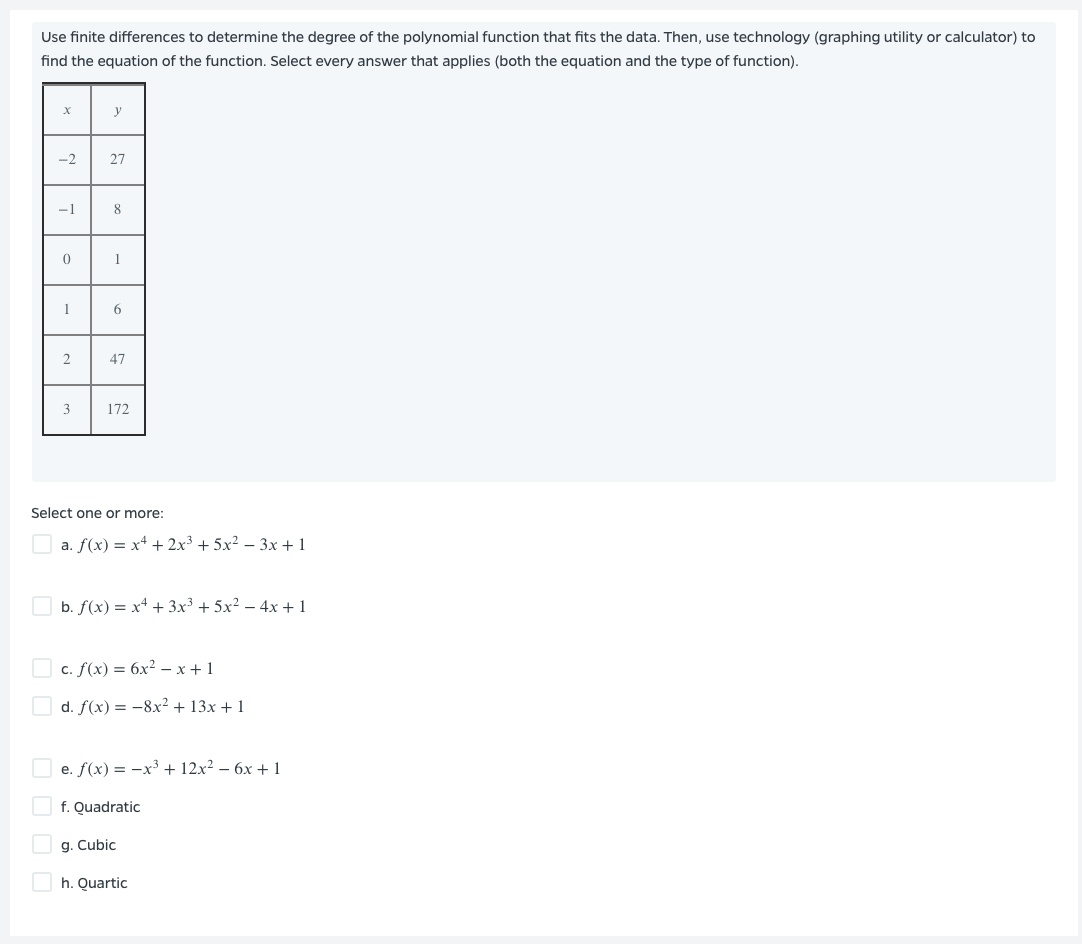 Find the degree of store the polynomial calculator