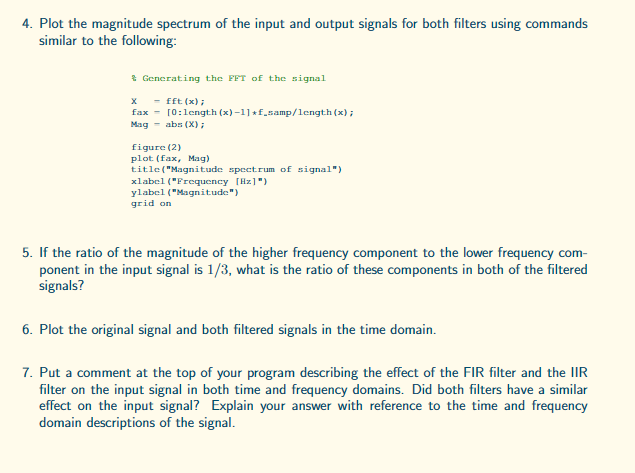 7! can someone do this for me on Matlab and show me | Chegg.com