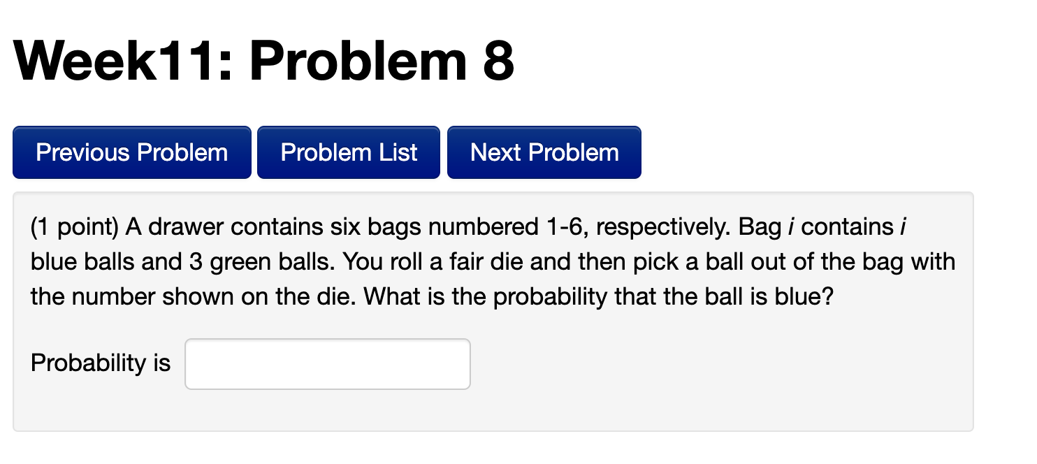 Solved Week11: Problem 8 Previous Problem Problem List Next | Chegg.com