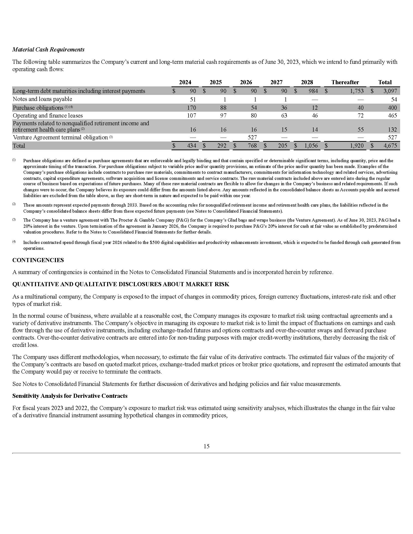 Income Statement – Vertical Analysis - The Clorox | Chegg.com