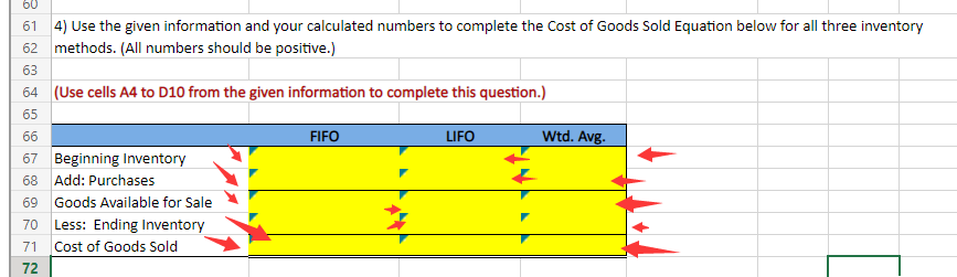 Solved Please do not fill in the numbers directly in the | Chegg.com