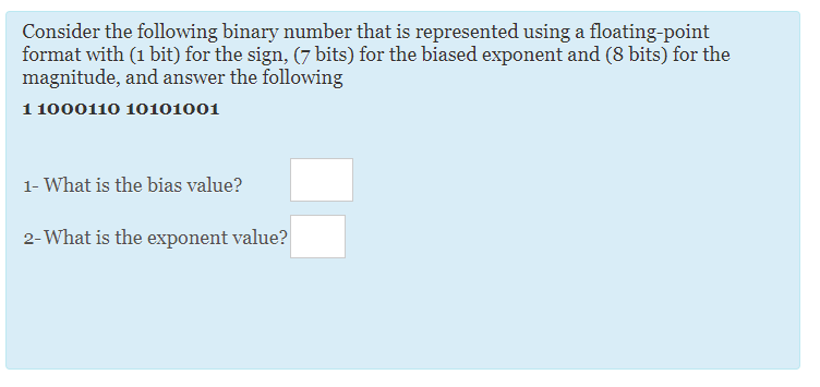 Solved Consider the following binary number that is | Chegg.com