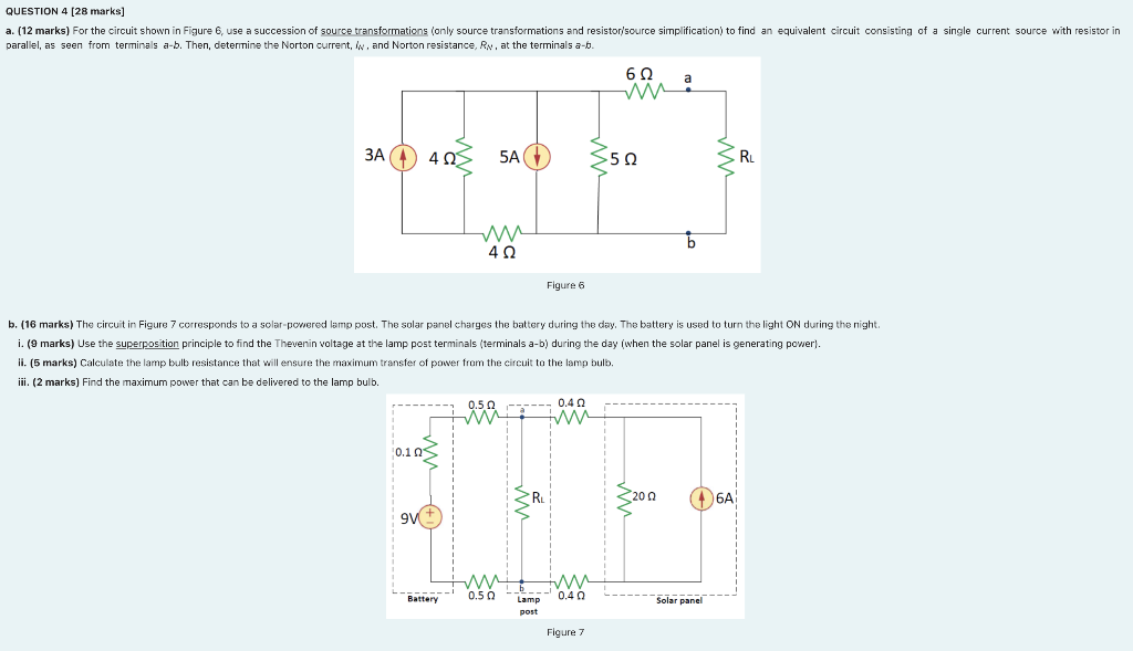 Solved Figure 6 ii. (5 marks) Calculate the lamp bulb