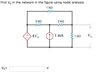 Solved 1ΚΩ 0 1 mA | Chegg.com