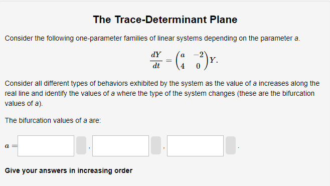 Solved Consider the following one-parameter families of | Chegg.com
