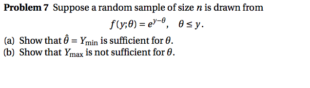 Solved Problem 7 Suppose A Random Sample Of Size N Is Dra Chegg Com