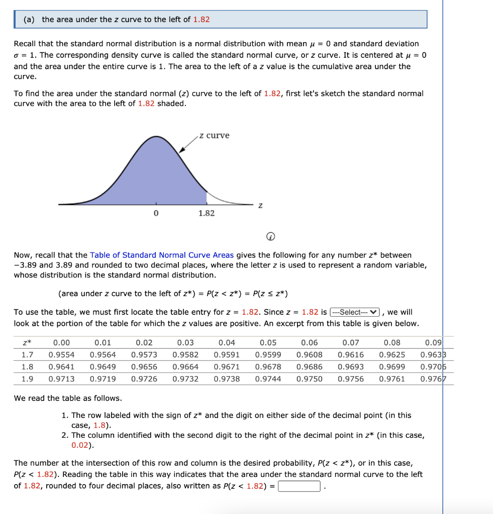 1.8 The Normal Distribution